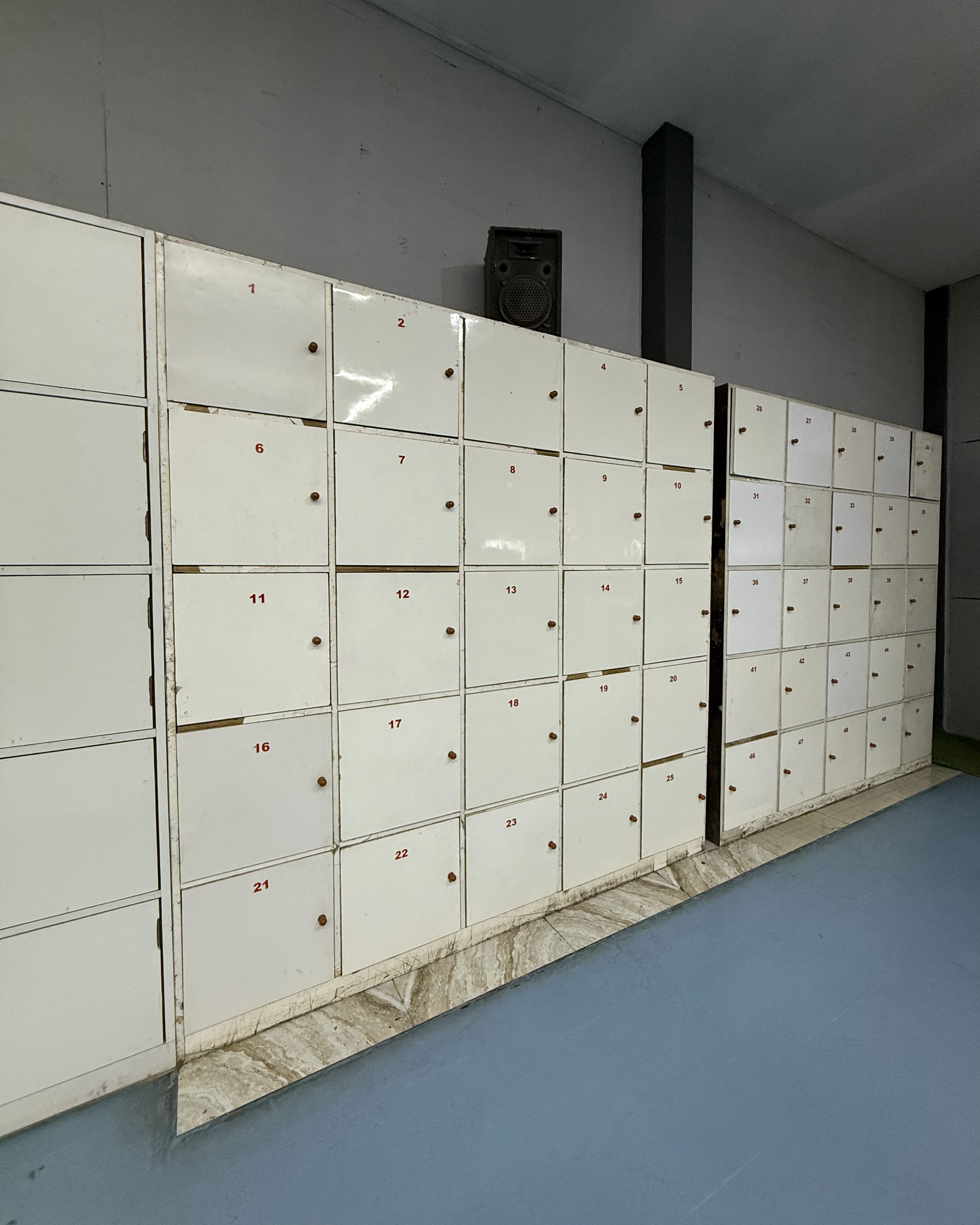 Secure locker facility at The Unity Fitness